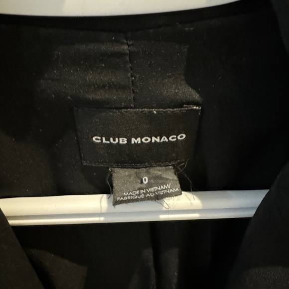 Club Monaco black blazer size 0 - Picture 4 of 4